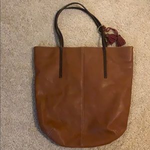 LOFT Faux Leather Tote